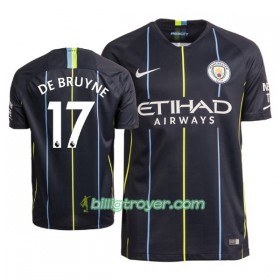 Billige Fotballdrakter Manchester City De Bruyne 17 Bortedraktsett 2018/19 Kortermet